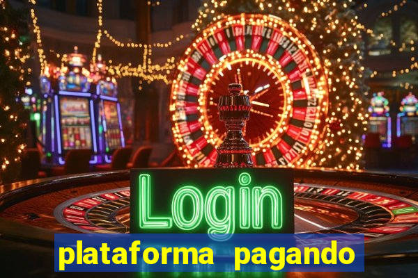 plataforma pagando bonus no cadastro